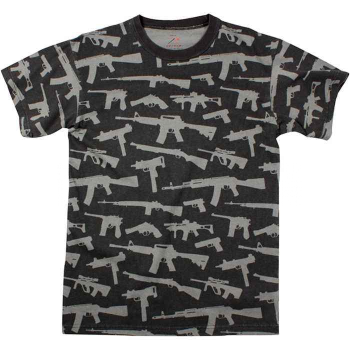 Футболка Rothco Vintage "Guns" T-Shirt Black