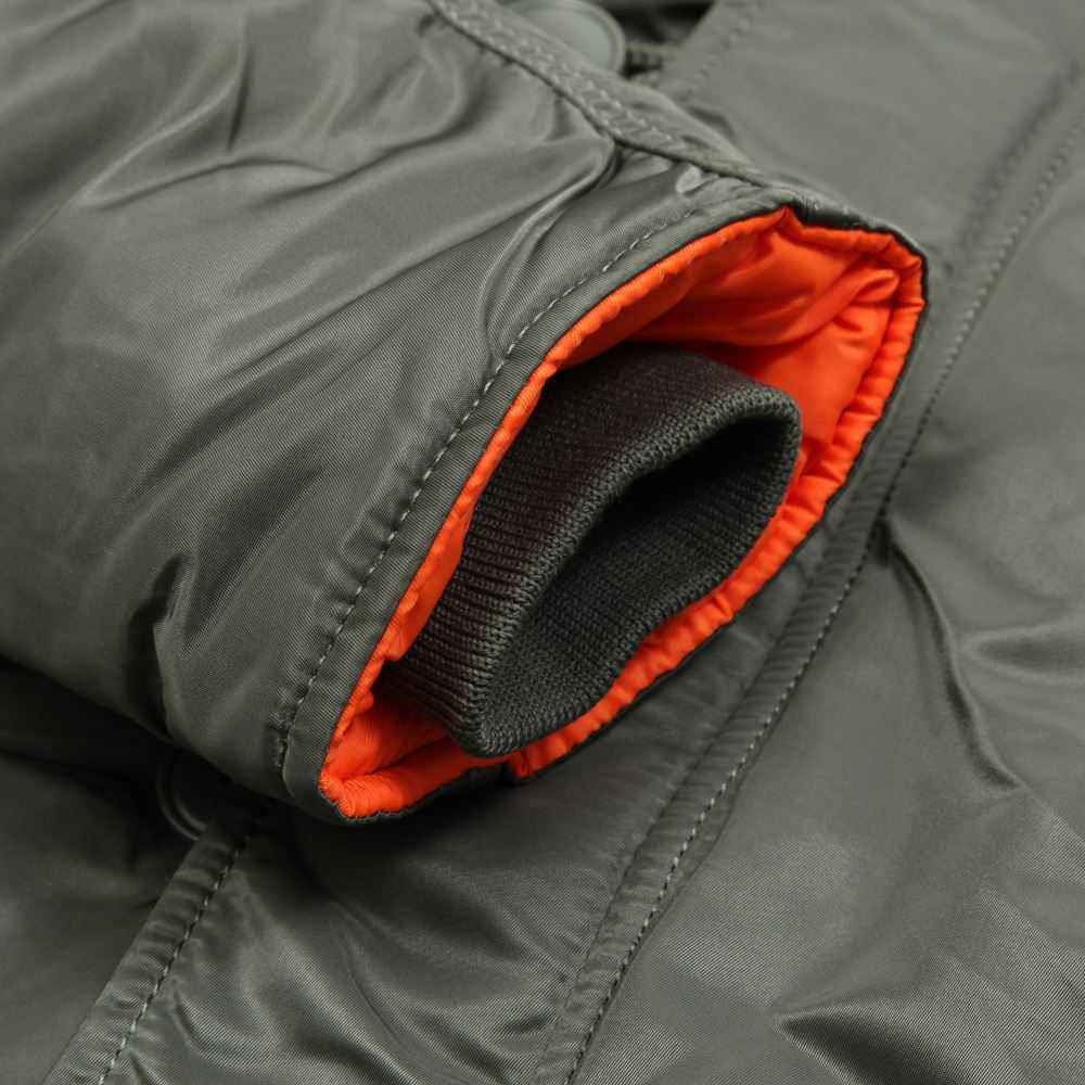 Куртка аляска Alpha Industries N-3B Slim Fit Sage/Orange