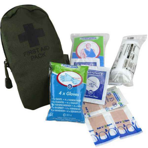 Аптечка с наполнением Kombat UK Small First Aid Kit - Olive Green