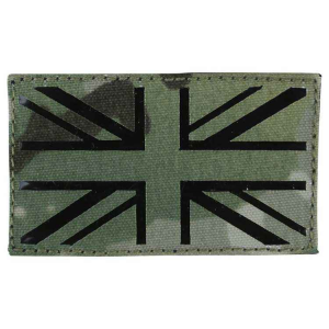 Патч Kombat UK "UK Flag Laser Cut - BTP" PVC Patch