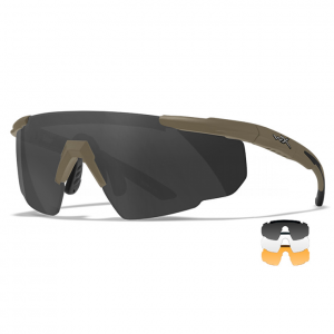 Баллистические очки Wiley-X Saber Advanced 308T - 3LS Tan Frame