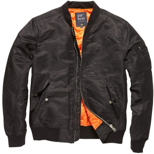 Куртка бомбер Vintage Industries Welder Jacket MA-1 Black