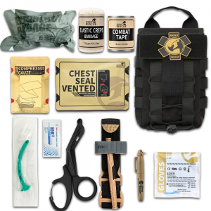 Аптечка тактическая Rhino Rescue IFAK Medical Pouch First Aid Kit QF-001M Black