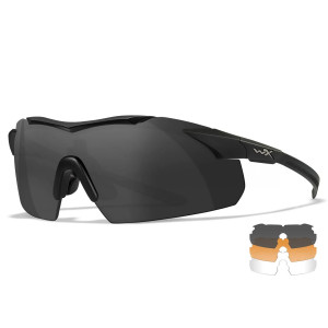 Баллистические очки Wiley X VAPOR COMM 2.5mm 3552 - 3LS Black Frame