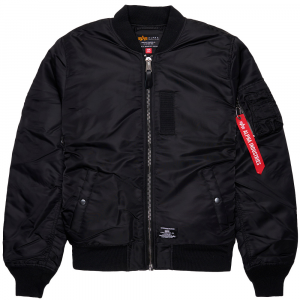 Alpha Industries MA 1 Mod Bomber Jacket Black