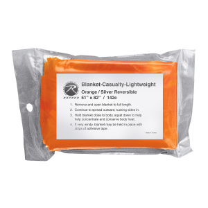 Одеяло спасательное Rothco Lightweight Survival Blanket - Orange / Silver