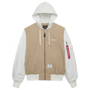 Куртка бомбер Alpha Industries L-2B Relaxed Varsity Flight Jacket Dust Khaki