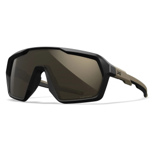 Баллистические очки Wiley X CITADEL CAPTIVATE&trade; Tungsten Mirror Lenses and Black/Tan Frame CHCTD04