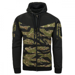 Толстовка тактическая Helikon-Tex Rogue Hoodie Fullzip - Black/Tiger Stripe