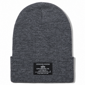 Шапка Alpha Industries Essential Beanie Charcoal