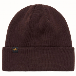 Шапка Alpha Industries Essential Short Cuff Beanie - Cocoa