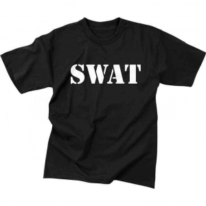 Футболка Rothco "SWAT" 2-Sided T-Shirt Black