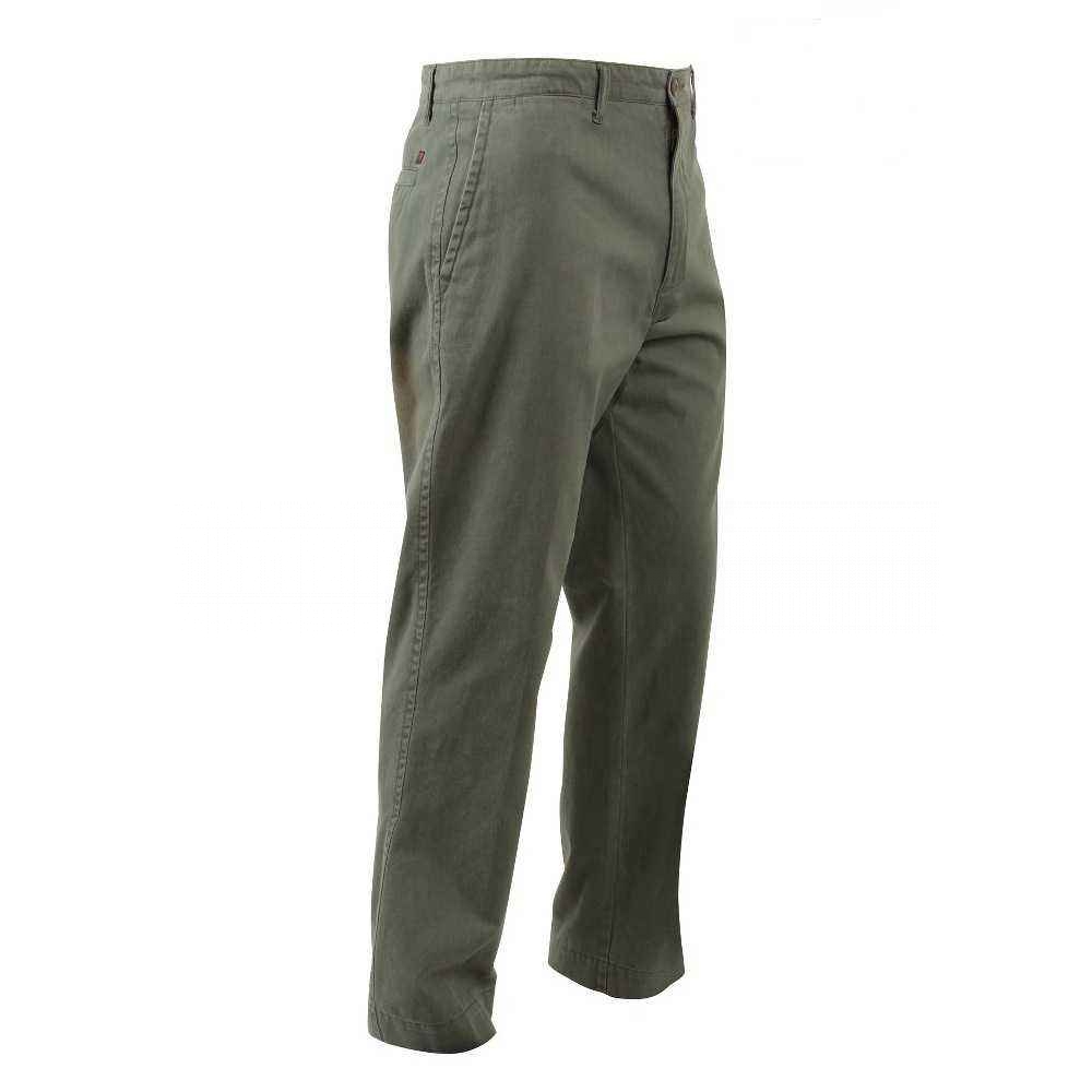 Брюки (слаксы) ROTHCO Deluxe 4-Pocket Chinos Olive