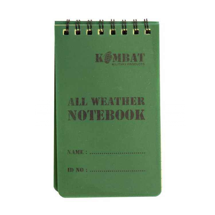 Блокнот тактический Kombat UK Mini Waterproof Notebook 8x13