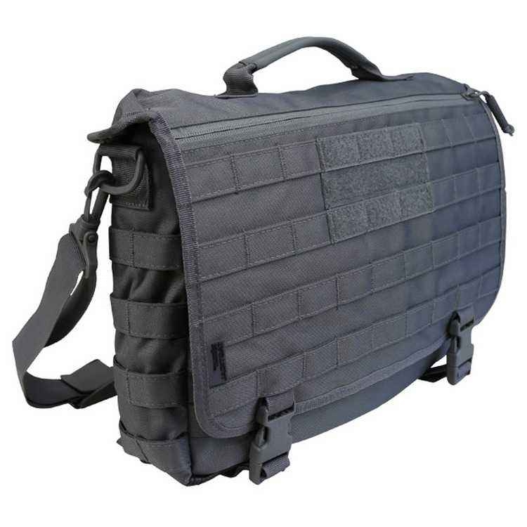 Сумка мессенджер тактическая Kombat UK Medium Messenger Bag 20L - Gunmetal Grey