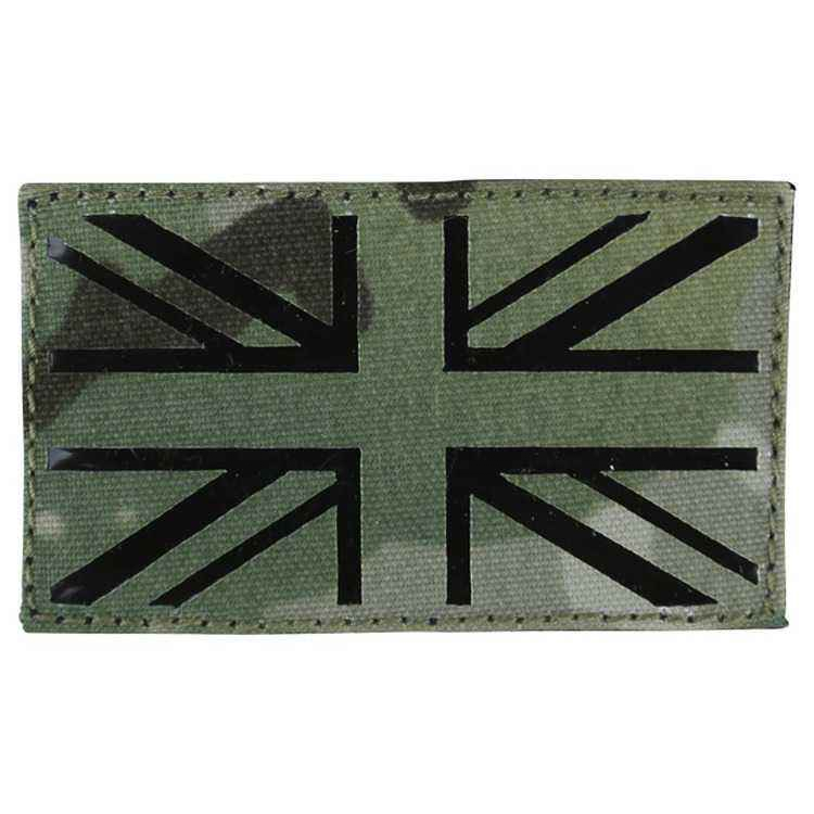 Патч Kombat UK "UK Flag Laser Cut - BTP" PVC Patch