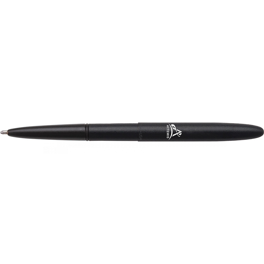 Ручка FISHER Matte Black Bullet Space Pen with Artemis Logo - 400B-ART