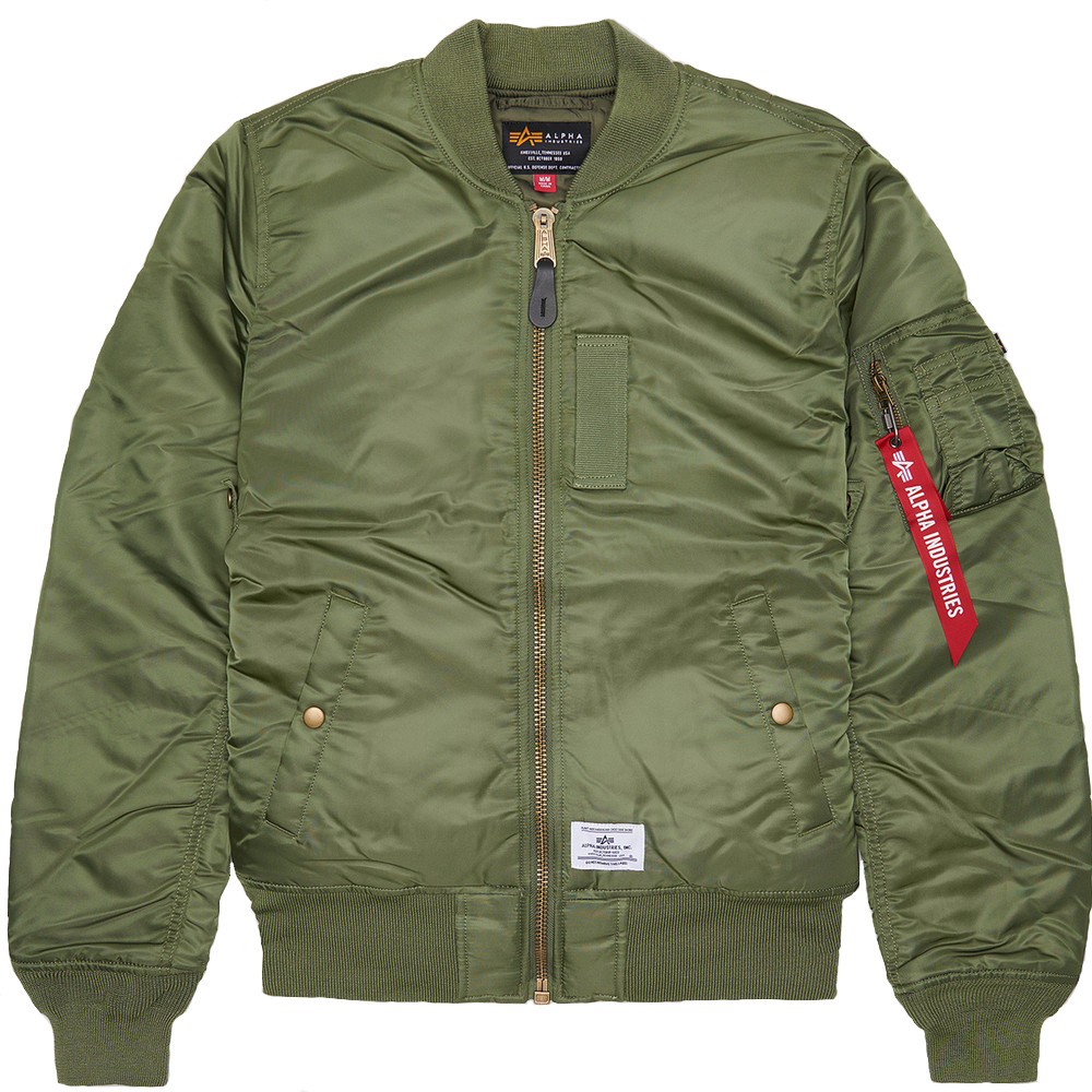 Куртка бомбер Alpha Industries MA-1 Mod Bomber Jacket Sage Green