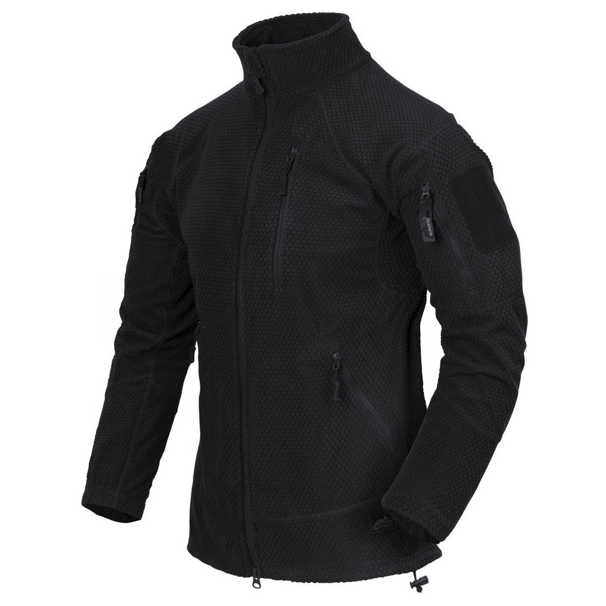 Толстовка флисовая Helikon-Tex Alpha Tactical Grid Fleece Black