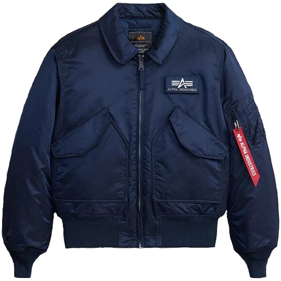 Куртка летная Alpha Industries CWU - 45  Replica Blue