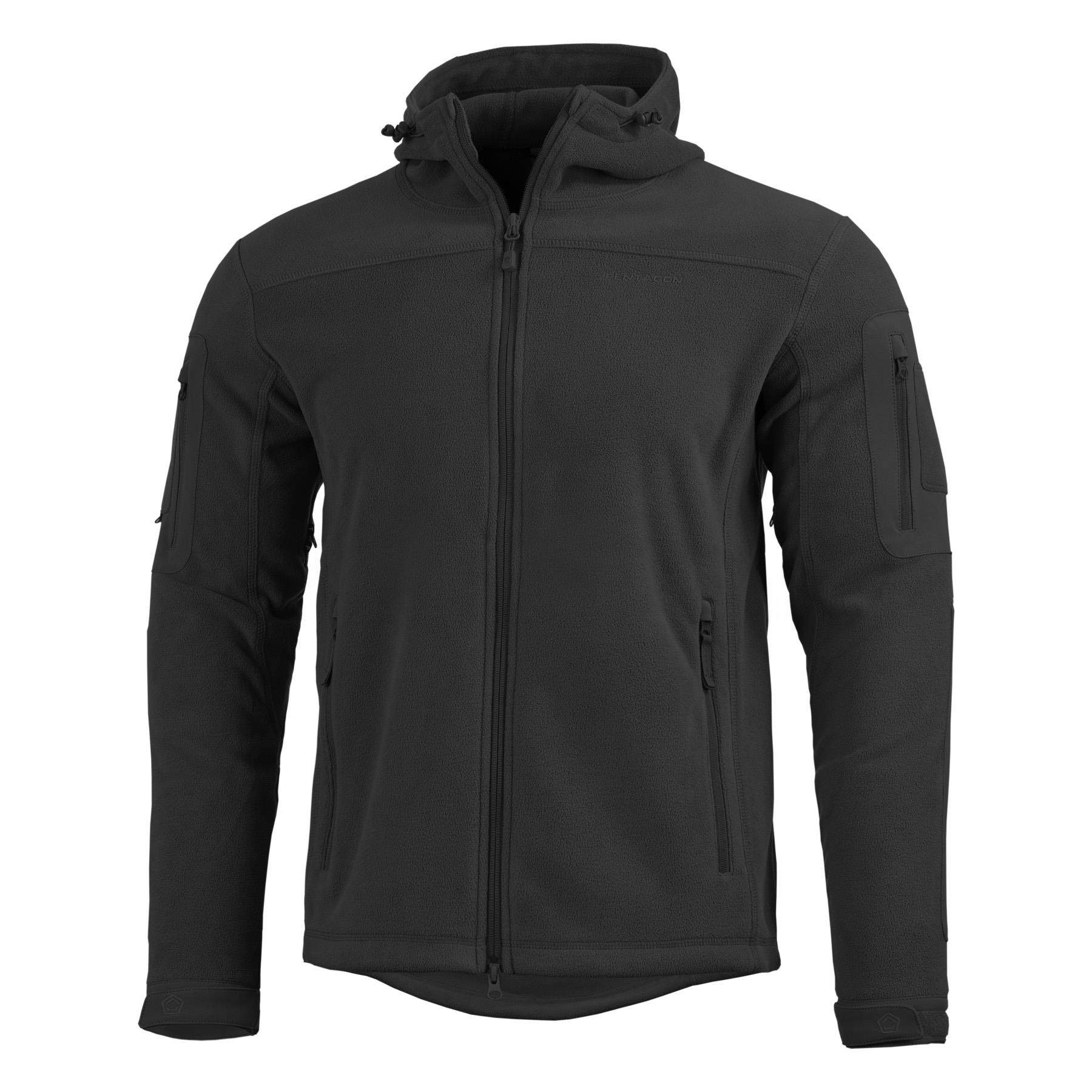 Толстовка флисовая с капюшоном Pentagon Hercules 2.0 Fleece Jacket K08026-2.0 Черный