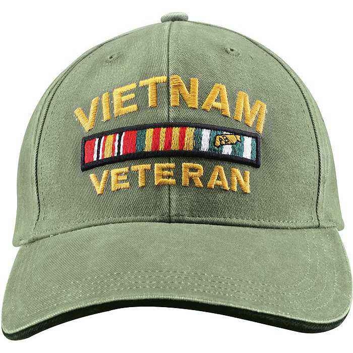 Бейсболка Rothco Deluxe Vintage "Vietnam Veteran" Profile Cap Olive
