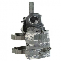 Подсумок Voodoo Tactical Drop Leg Gas Mask ACU Digital