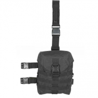 Подсумок Voodoo Tactical Drop Leg Gas Mask Black