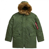 Куртка аляска Alpha Industries N-3B Parka Gen I Sage Green зимняя