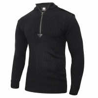 Свитер армейский Rothco Acrylic Commando w/Zipper Black