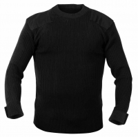 Свитер армейский Rothco GI Style Acrylic Commando Black