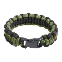 Браслет выживания Rothco Paracord - Olive/Black