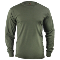 Футболка с рукавом Rothco Long Sleeve Solid T-Shirt Olive