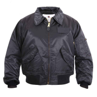 Куртка бомбер Rothco CWU-45P Flight Jacket - Black