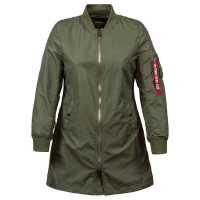 Куртка бомбер женская Alpha Industries L-2B Long W Sage