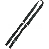 Ремень оружейный Kombat UK Double Point Bungee Sling - Black