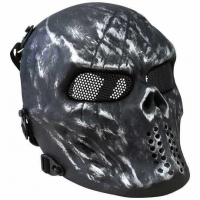Маска защитная Kombat UK Skull Mesh Mask - Gun Metal