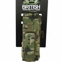 Подсумок Kombat UK Single AK47/M16 Mag Pouch with Pistol Mag - BTP
