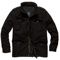 Куртка Vintage Industries Сapper Parka Black с подстежкой