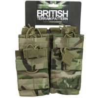 Подсумок под магазины Kombat UK Double Duo Mag Pouch - BTP
