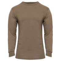 Футболка с рукавом Rothco Long Sleeve Solid T-Shirt Brown