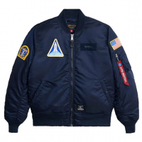 Куртка бомбер Alpha Industries NASA MA-1 Bomber Jacket Gen II Replica Blue