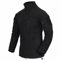 Толстовка флисовая Helikon-Tex Alpha Tactical Grid Fleece Black