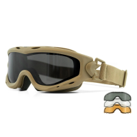 Очки тактические Wiley X SPEAR DUAL Lens Grey/Clear/Rust Tan Frame SP293DLT