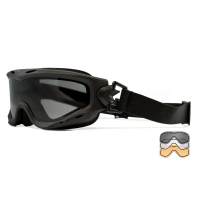 Очки тактические Wiley X SPEAR DUAL Lens Grey/Clear/Rust Black Frame SP293DLB