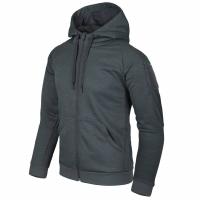 Толстовка тактическая Helikon-Tex Urban Tactical Hoodie Fullzip® - Melange Black-Gray