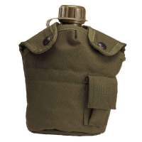 Фляга пластиковая Genuine G.I. 1 литр с чехлом Rothco Olive