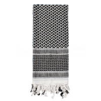 Шарф тактический Rothco Shemagh Black/White