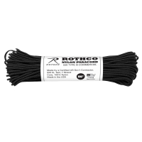 Корд Rothco Nylon Paracord Type III 550lb Black