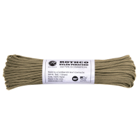 Корд Rothco Nylon Paracord Type III 550lb Tan